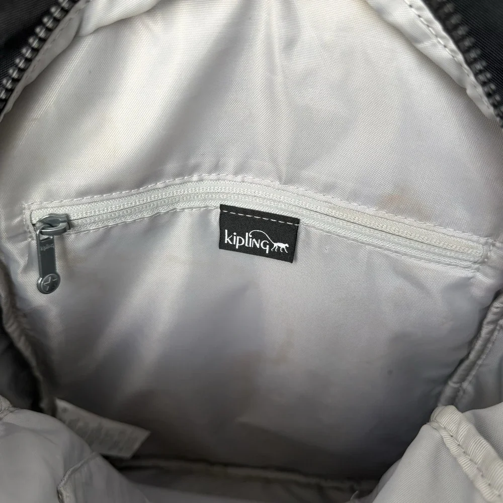 Kipling Ferris Backpack Small Bag Travel Casual Polyamide Black Tonal
